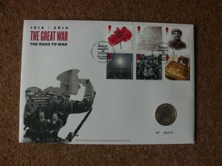 2014 The Great War - The Road To War With £2 Coin - Rf611