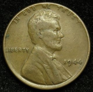 1944 Lincoln Wheat Cent Penny Vf Very Fine (b05)