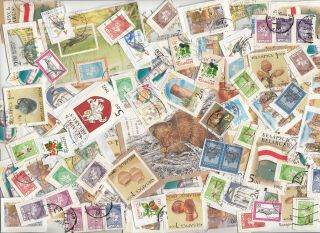 Belarus Stamps W Paper Kiloware 28 Gr.