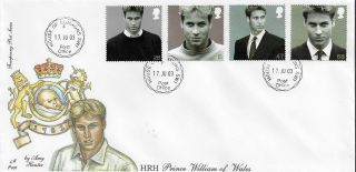Gb 2003 Prince William - 4d Post Envelope With House Of Commons Cds