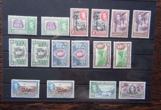 British Honduras 1938 - 47 Values To 50c Mm