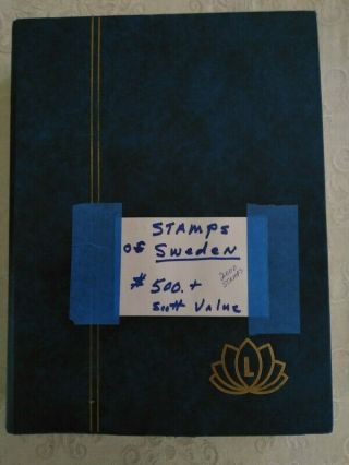 Album Of 2000 Sweden Postage Stamps 1897 - 2008 Scott Value $500
