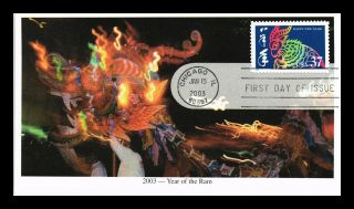 Dr Jim Stamps Us Chinese Year Of The Ram Mystic First Day Cover Chicago