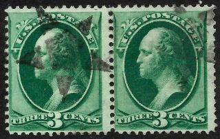 Fancy Cancel " Segmented Star " Son 3 Cent Green Banknote 1871 - 83 Us 86c41