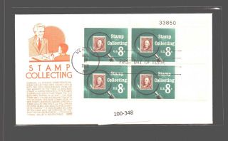 A2zed Us Fdc 17 Nov 1972 1474 Plate Block Anderson Stamp Collecting Ny