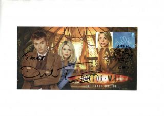 Doctor Who " The Tenth Doctor " 2006 Signed Scott Cover By David Tennant