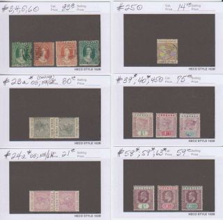 A5132: Early Grenada Stamp Lot; Cv $340