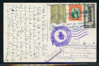 Guatemala Postal History: Lot 4 1936 Pc Chichicastenango Coban - Stuttgart $$$