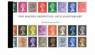 Gb:2017:the Machin Definitive:50th Anniv.  Prestige Booklet.  £15,