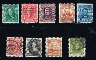 Us Stamp Series Of 1902 - 03 Regular Stamps Lot