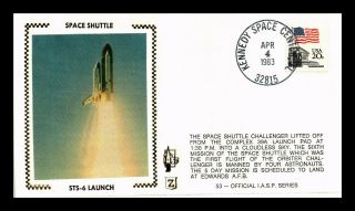 Dr Jim Stamps Us Space Shuttle Challenger Z Silk Space Event Cover 1983