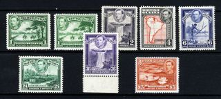 British Guiana King George Vi 1938 Part Set To $3 High Value Sg 308 To 319
