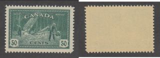 Mnh Canada 50 Cent Logging Stamp 272 (lot 15883)