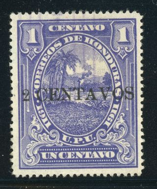 Honduras Specialized: Scott 141 2c/1c Honduran Scene Schg (1913) $$