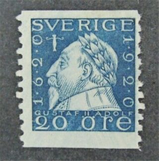 Nystamps Sweden Stamp 165 Og H $160