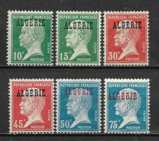 French Colony Algeria 1924.  Complete Set Of 6 Stamps " Pasteur " (6550)