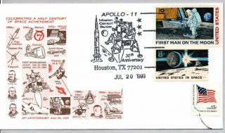 Apollo 11 Moon Alnding 7/20/1999,  Neil Armstrong,  Buzz Aldrin,  Mike Collins
