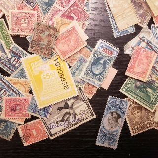 375,  Large U.  S.  Revenue Stamp Lot,  from an Estate.  in U.  S.  (E22) 7