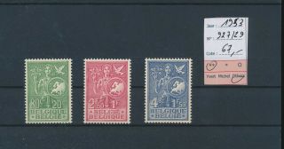 Lk59853 Belgium 1953 Charity Stamps Fine Lot Mnh Cv 67 Eur