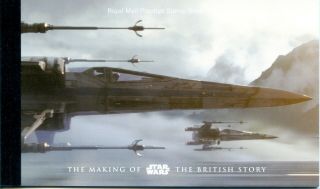 2015 Star Wars Great Britain Prestige Stamp Booklet Dy15 Freepost Uk