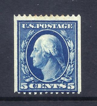 Us Stamps - 351 - Mlh - 5 Cent Washington Coil Issue - Cv $140