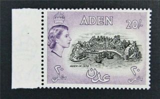 Nystamps British Aden Stamp 61a Og Nh $60