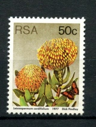 South Africa 1977 - 82 Sg 428a 50c Flowers,  Succulents Definitive P14x13.  5 A28021