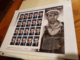 2005 Henry Fonda Legends Of Hollywood Series 11 Sheet 20 X 37¢ Stamps 3911