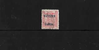 Samoa Sg234,  £1 Pink Postal Fiscal Fine,  Cat £60