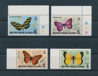 Lk73899 British Virgin Islands Insects Bugs Flora Butterflies Edges Mnh