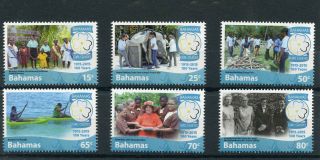 Bahamas 2015 Mnh Girl Guides 100 Years 1915 - 2015 6v Set Scoutd Scouting Stamps