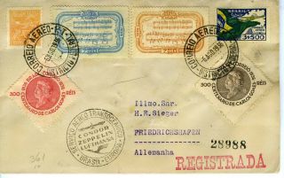 Graf Zeppelin Lz 127 Sieger 361 Addressed To Seiger See My Note 9th So Am Flt