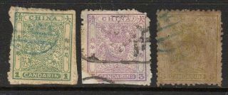 China 1888 Set Of Small Dragons Fillers