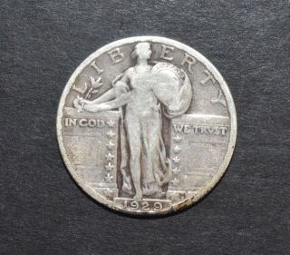 1929 - P Standing Liberty Quarter 90 Silver C8449