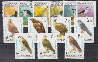 Hungary 1980,  83 Bird,  Two Sets Mnh Sc 2659/65,  2797/303 O862