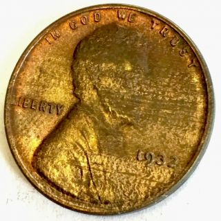 1932 - P Wheat Penny / Cent - Great Detail - - Only 9.  0 Million Minted