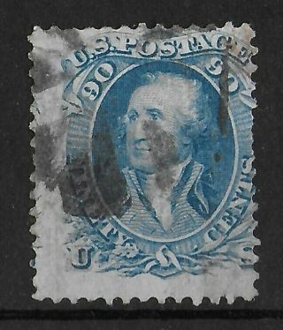 United States 1861 Sc 72 90c Blue