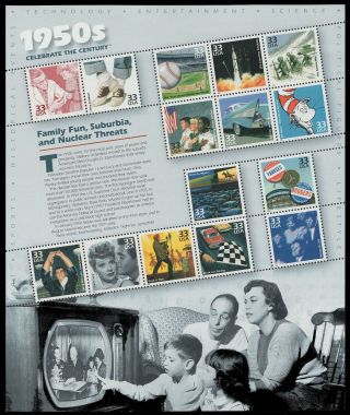 Usa Sc.  3187 33c Celebrate The Century - 1950 