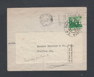 Ireland 1941 Michael O’clery First Day Cover Fdc Dublin Re - Directed Cat €350