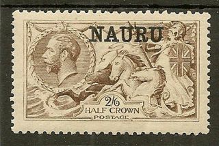 Nauru Seahorses 1916 - 23 Dlr 2/6