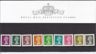 Gb 2011 Definitive Machin Presentation Pack No.  90 1p To £1.  65 Stamp Set