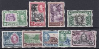 British Honduras 1938 - 47 Part Set To 50c Black Mh Cat £70