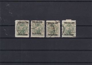 Poland 1915 Polish Eagle Stamps Ref 30422