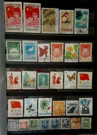 CHINA EARLY TO MODERN SELECTION OF STAMPS / LOT 5 2