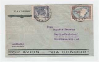 Argentina Cover 1936 To Germany Via Condor Airmail