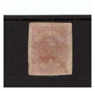 Us Confederate States Scott 5 With Faded Color; Scv $400.  00