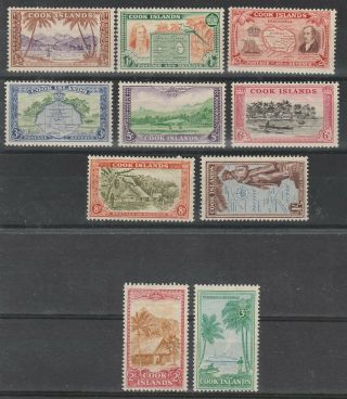 Cook Islands 1949 Pictorial Set