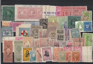Various Selection Of World Revenue And Fiscal Stamps Ref 31748