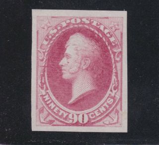 Us 155p3 90c Perry Proof On India Paper Vf - Xf Scv $45