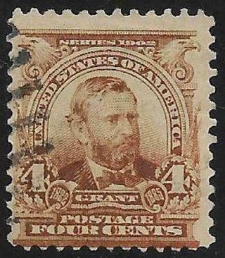 Xsb127 Scott 303 Us Stamp 1903 4c Grant